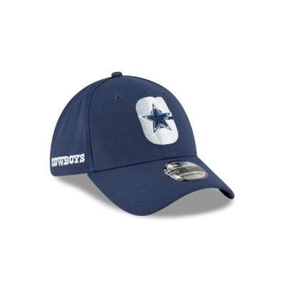 Dallas Cowboys Gorra | New Era NFL Logo Mix 39thirty Stretch Fit Cap Mexico - Azules
